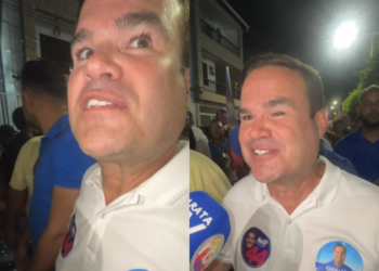 “Pior governo da história da Bahia”, diz Cacá Leão durante caminhada em Santa Amaro